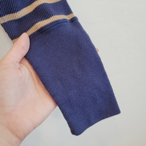 💕 Old Navy Maternity Rib-Knit Henley Striped Tee Size Small Maternity - Picture 6 of 11